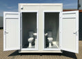 CONTENITORE SANITARIO 1,30 x 2,05 M CON DOPPIO WC